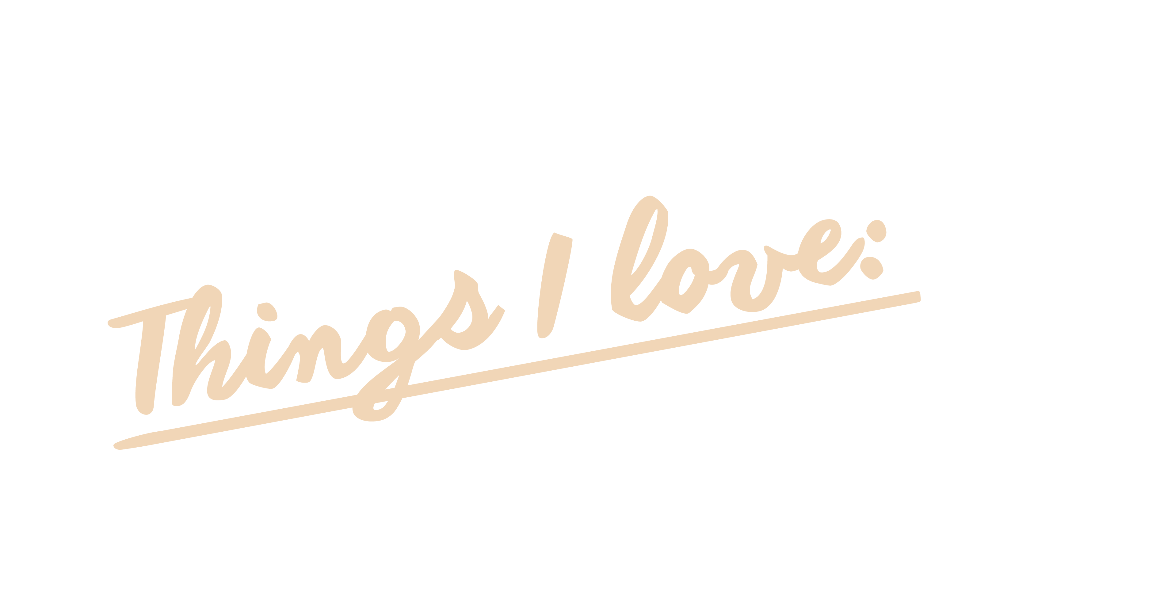 things I love